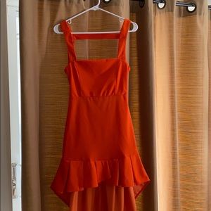Orange summer dress - small